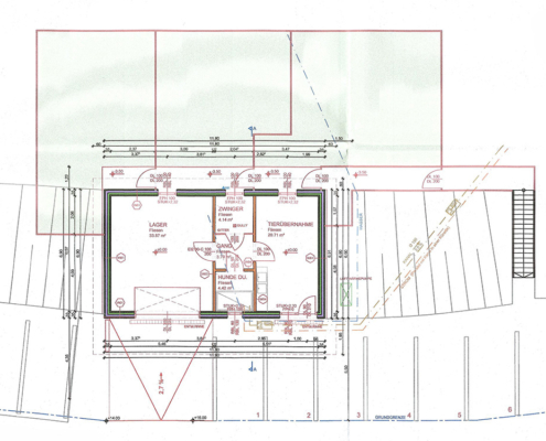 Bauplan-Grundriss Erdgeschoss Bauplan-Grundriss Erdgeschoss
