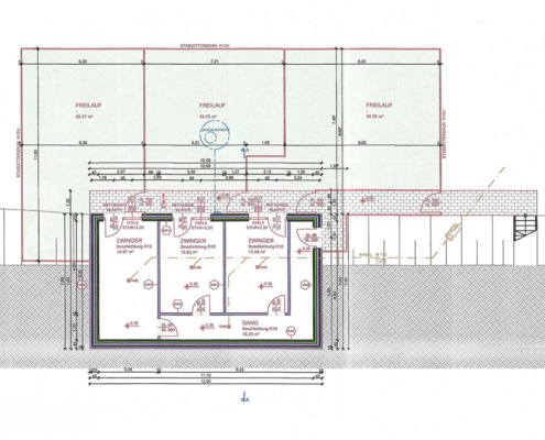 Bauplan-Grundriss Untergeschoss Bauplan-Grundriss Untergeschoss
